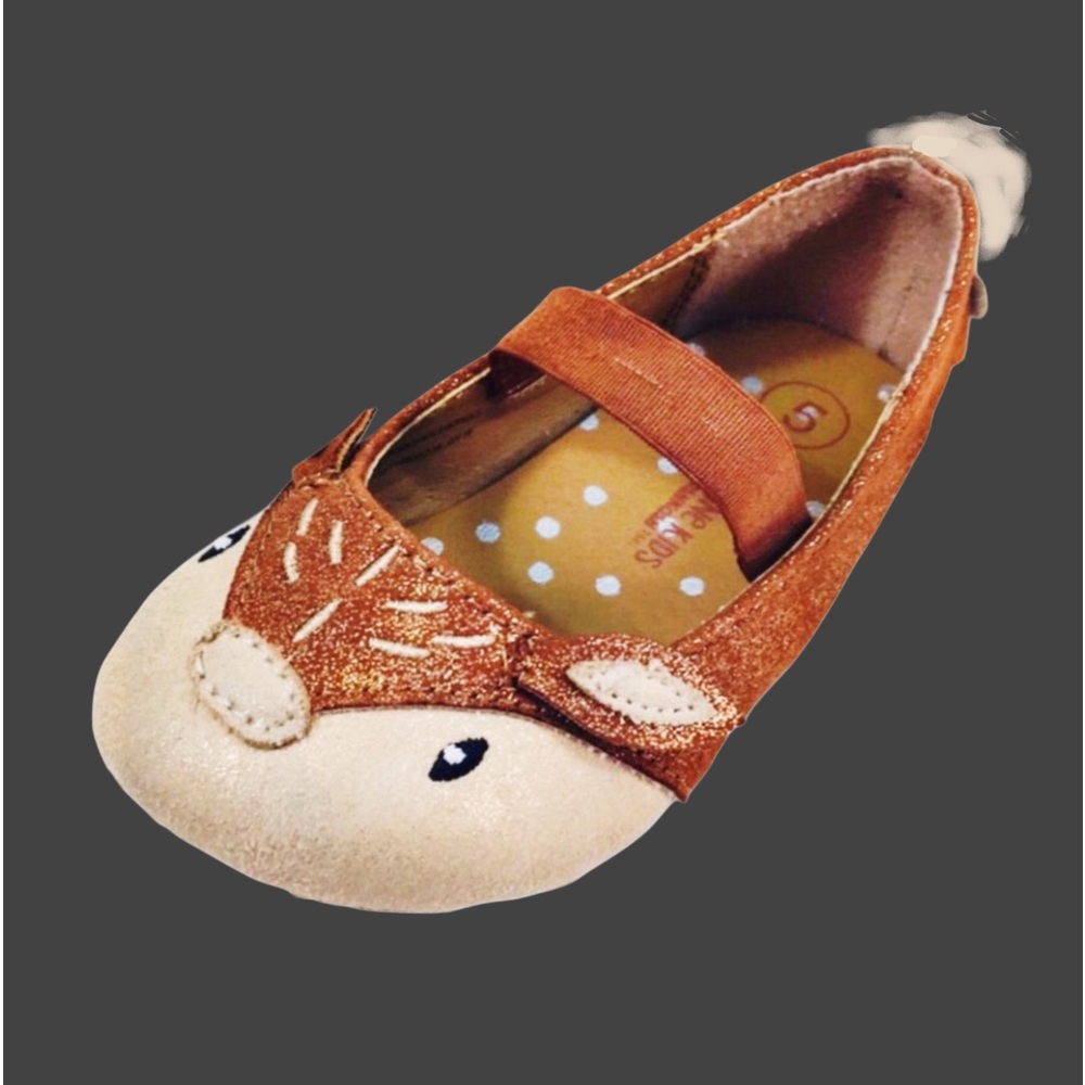 Genuine Kids Reindeer Ballet Flats Size 5